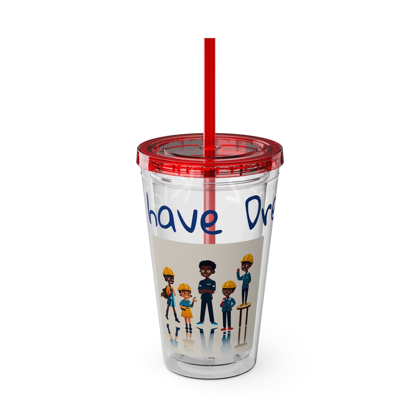 Sunsplash Tumbler with Straw, 16oz