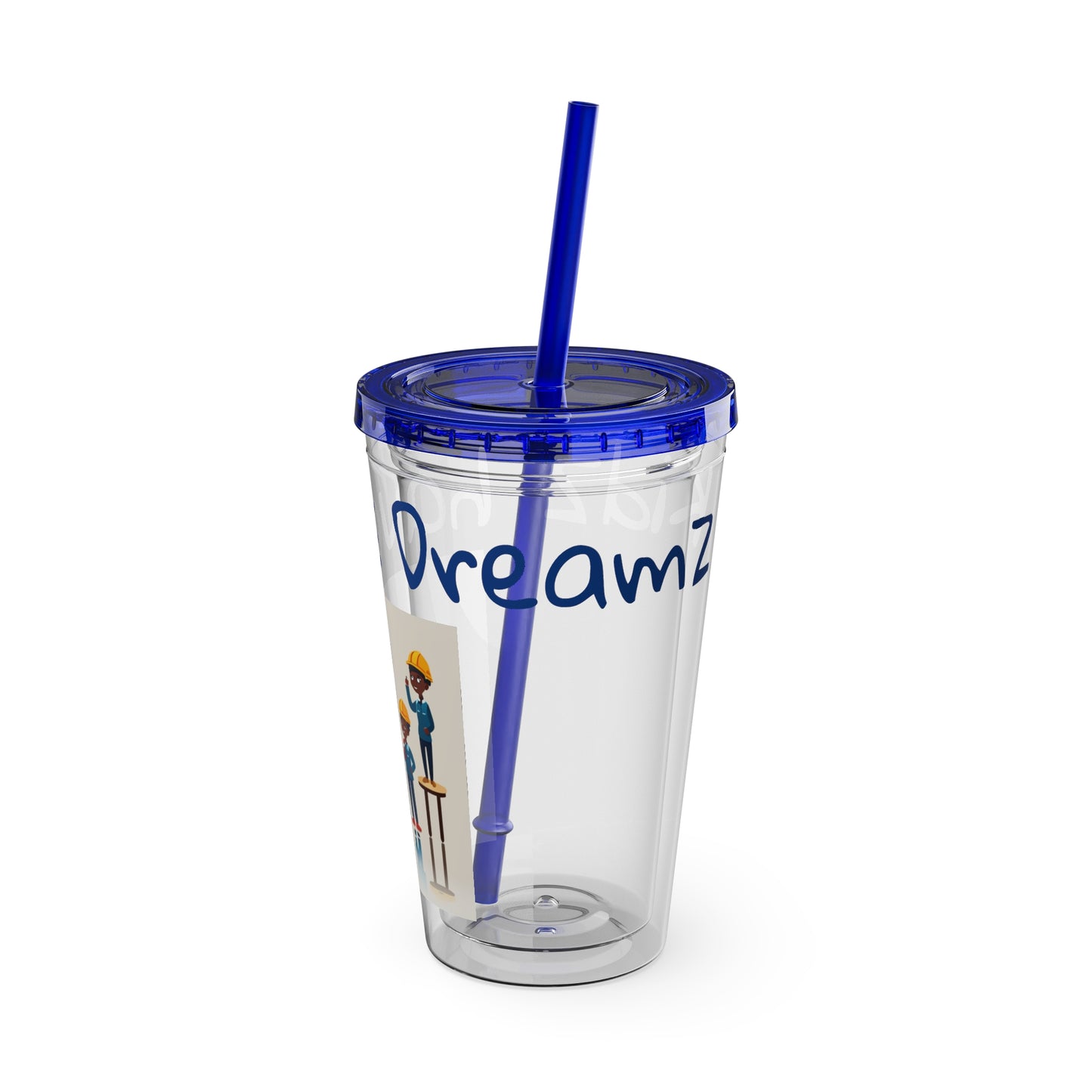 Sunsplash Tumbler with Straw, 16oz