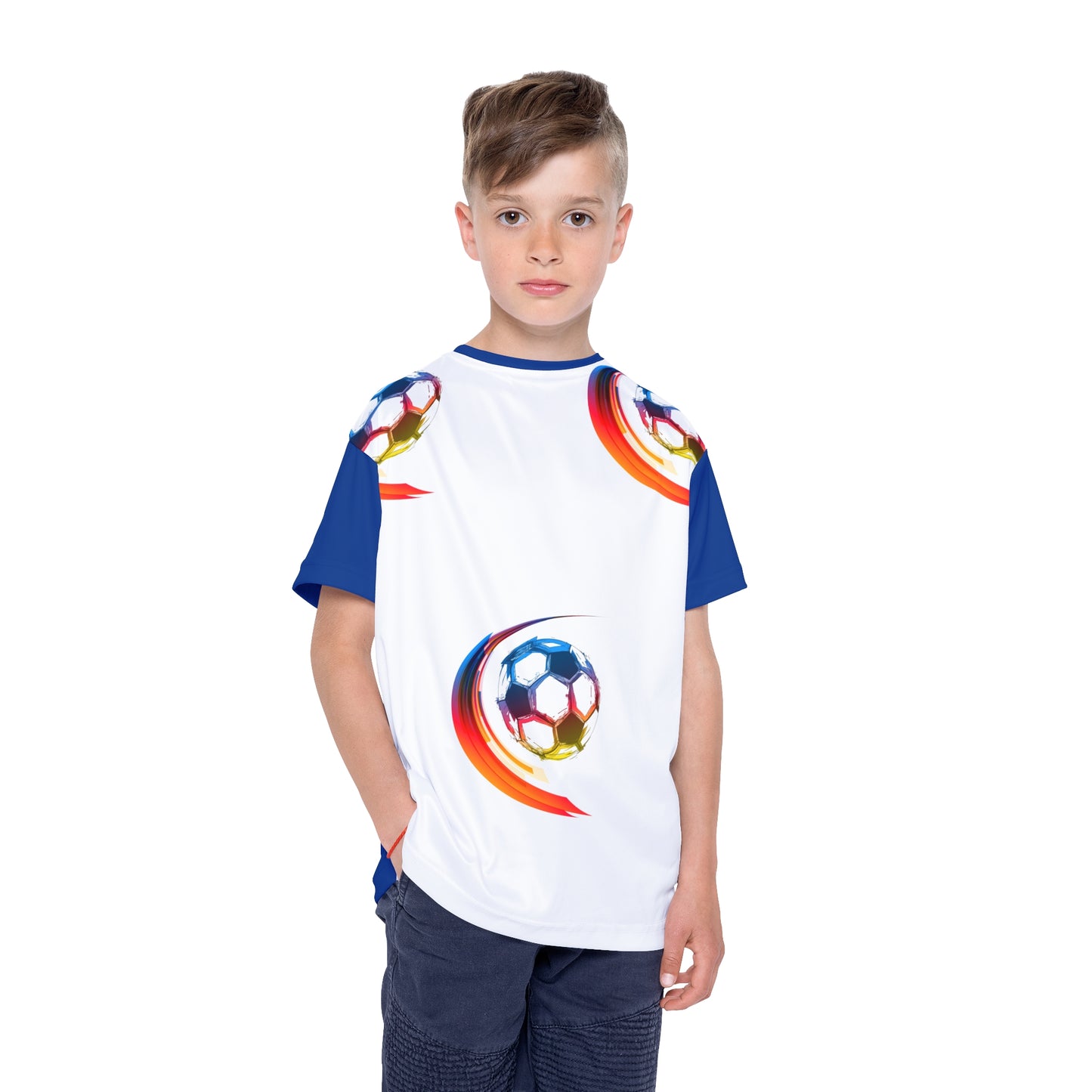 Kids Sports Jersey - Custom Soccer Tee for Young Athletes, Youth Sportswear, Team Spirit Shirt, Birthday Gift for Kids, Playful Activewear