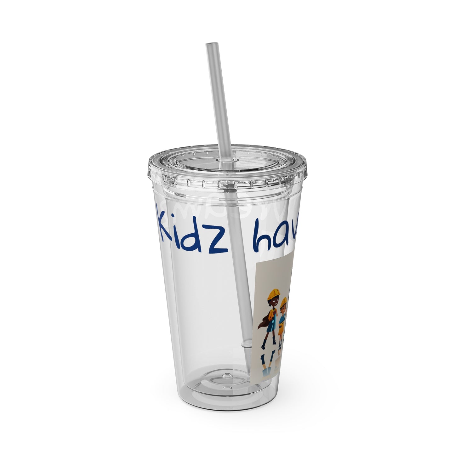 Sunsplash Tumbler with Straw, 16oz