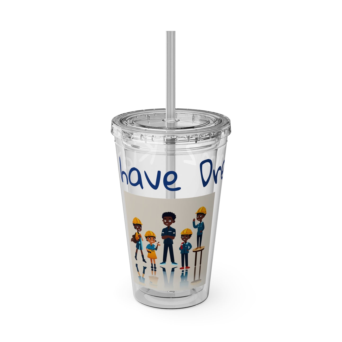 Sunsplash Tumbler with Straw, 16oz