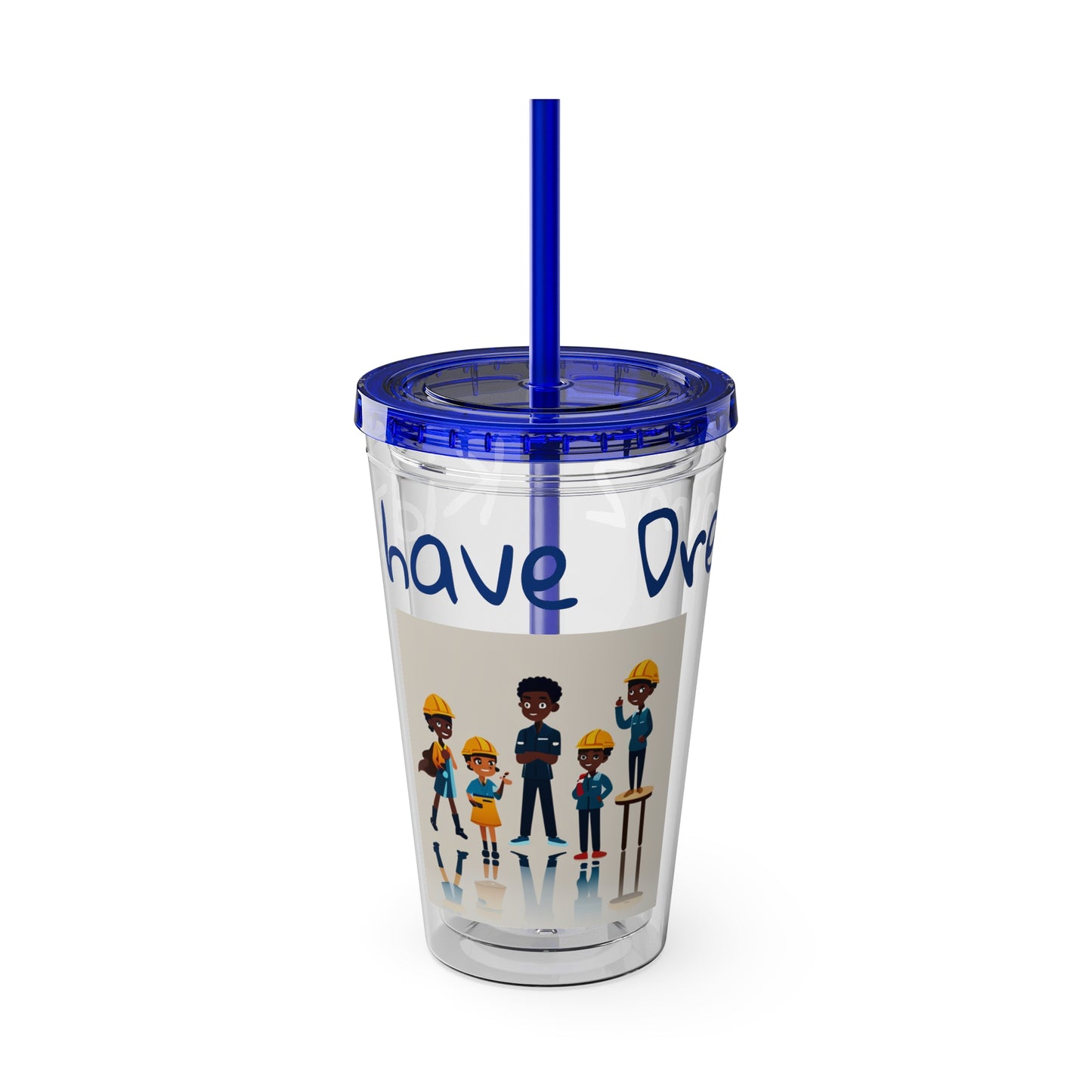 Sunsplash Tumbler with Straw, 16oz
