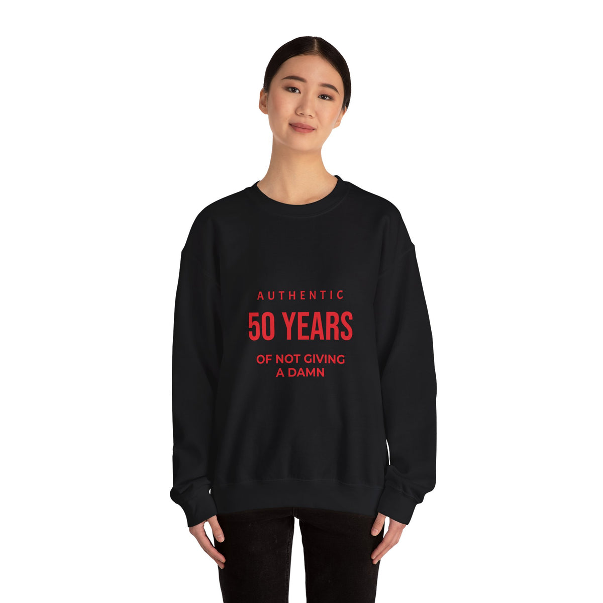 Crewneck Sweatshirt — Minimal White Classic