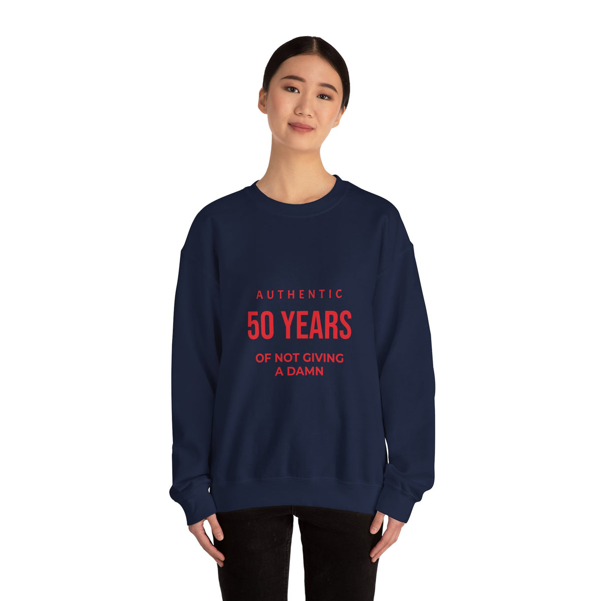 Crewneck Sweatshirt — Minimal White Classic