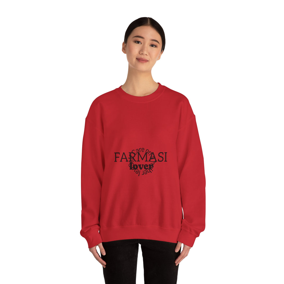 Farmasi Lover Crewneck Sweatshirt – Minimalist Skincare Brand Tee