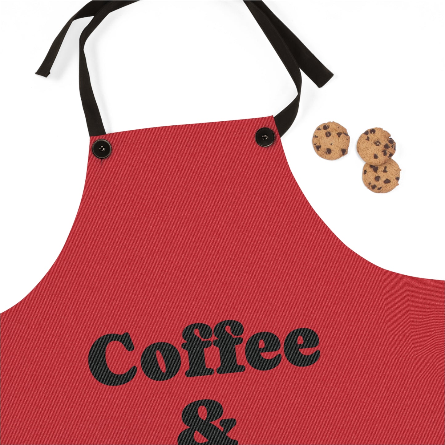 Coffee & Conversation Apron, Kitchen Gifts, Coffee Lovers Gift, Culinary Apron, Fun Cooking Apron, Conversation Starter