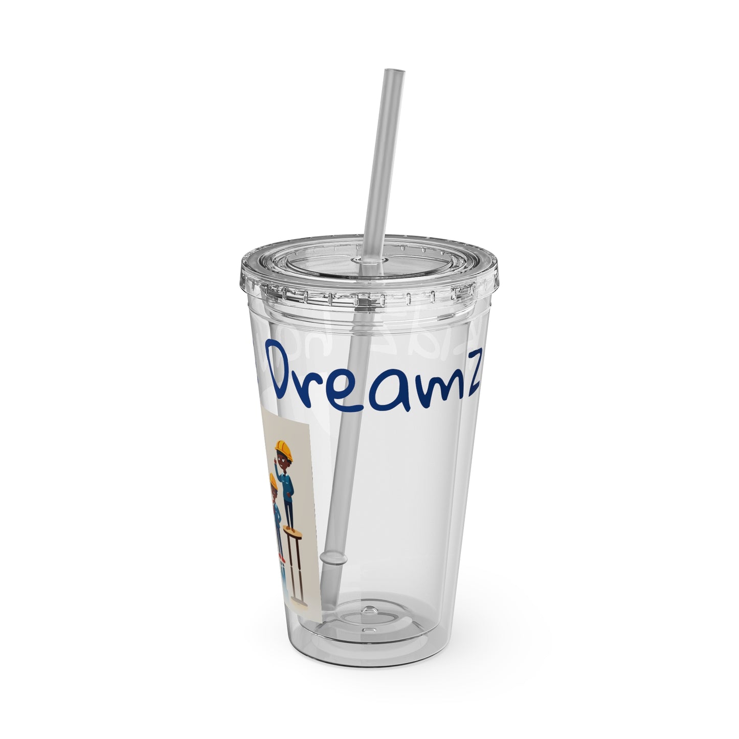Sunsplash Tumbler with Straw, 16oz