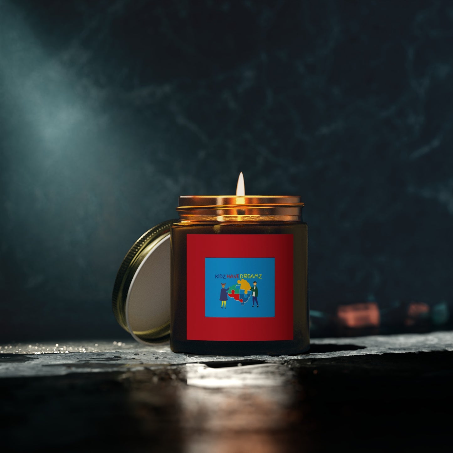 Scented Coconut Apricot Candles (4oz, 9oz)