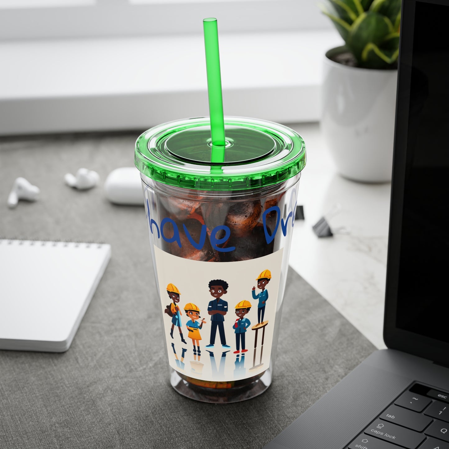 Sunsplash Tumbler with Straw, 16oz