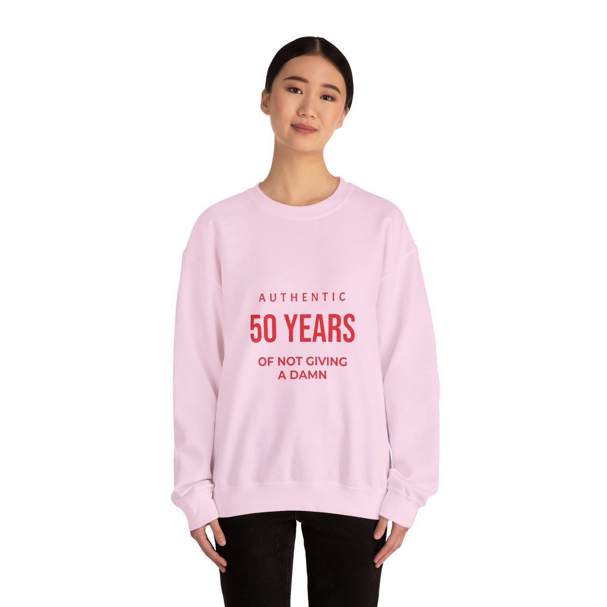 Crewneck Sweatshirt — Minimal White Classic