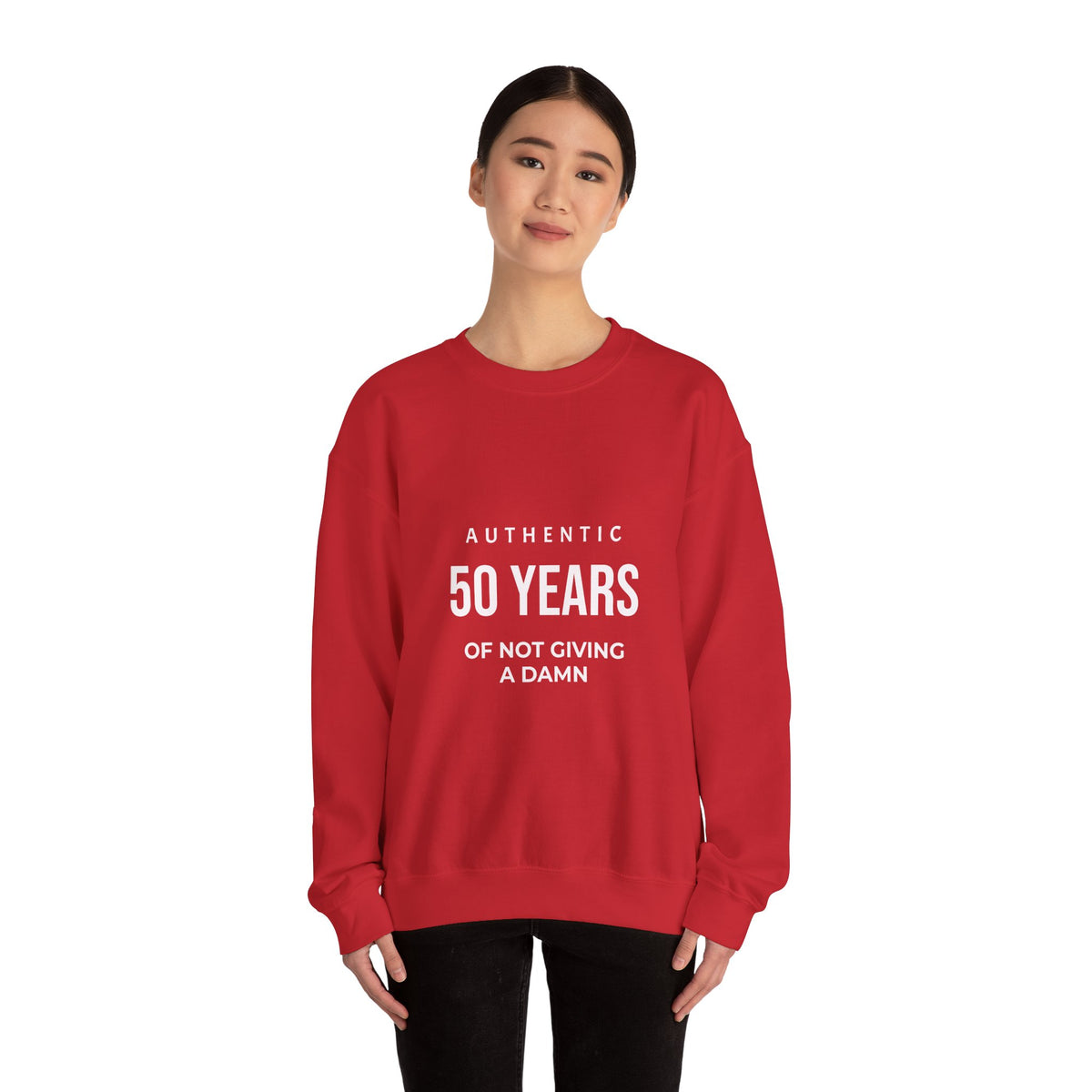 Crewneck Sweatshirt — Minimal White Classic