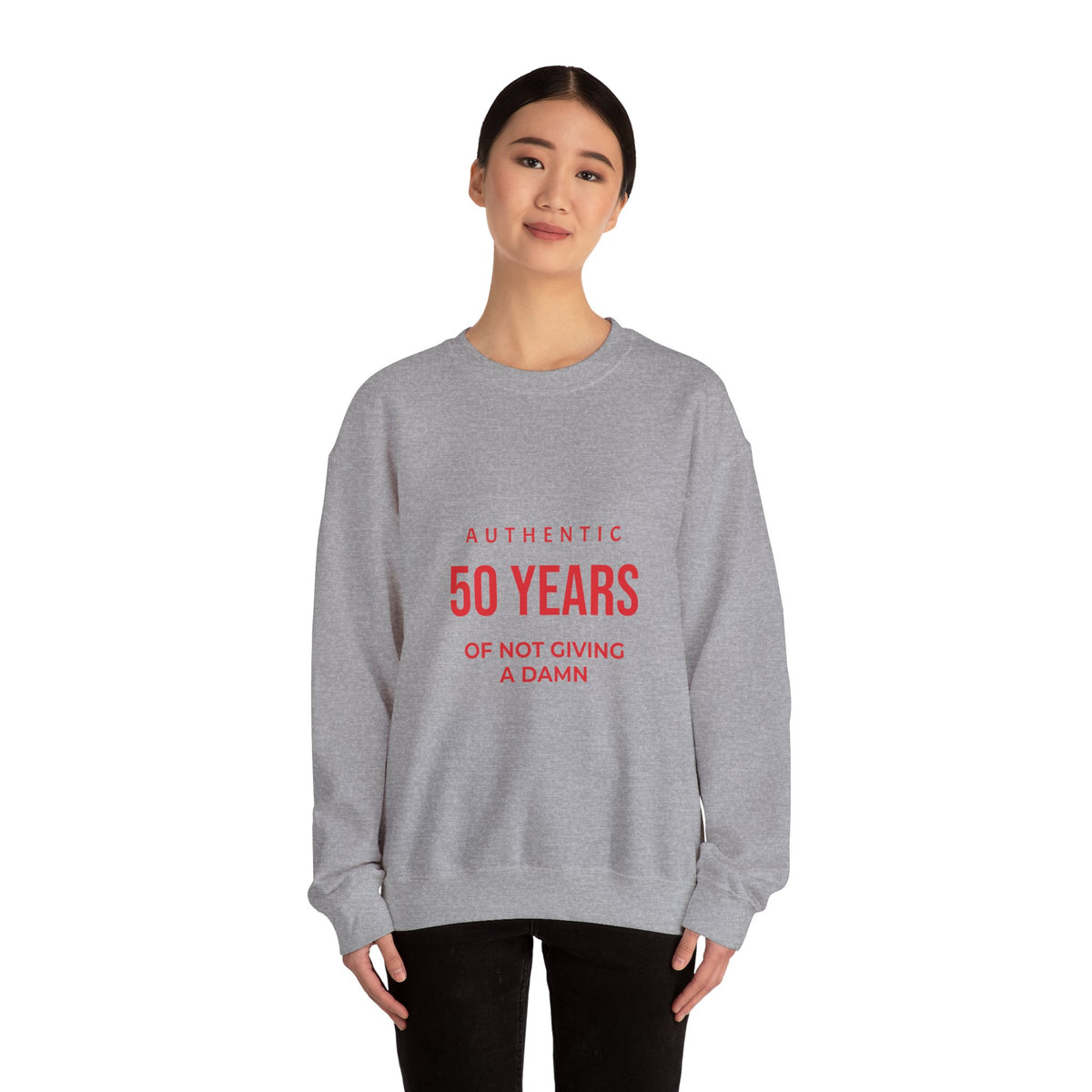 Crewneck Sweatshirt — Minimal White Classic