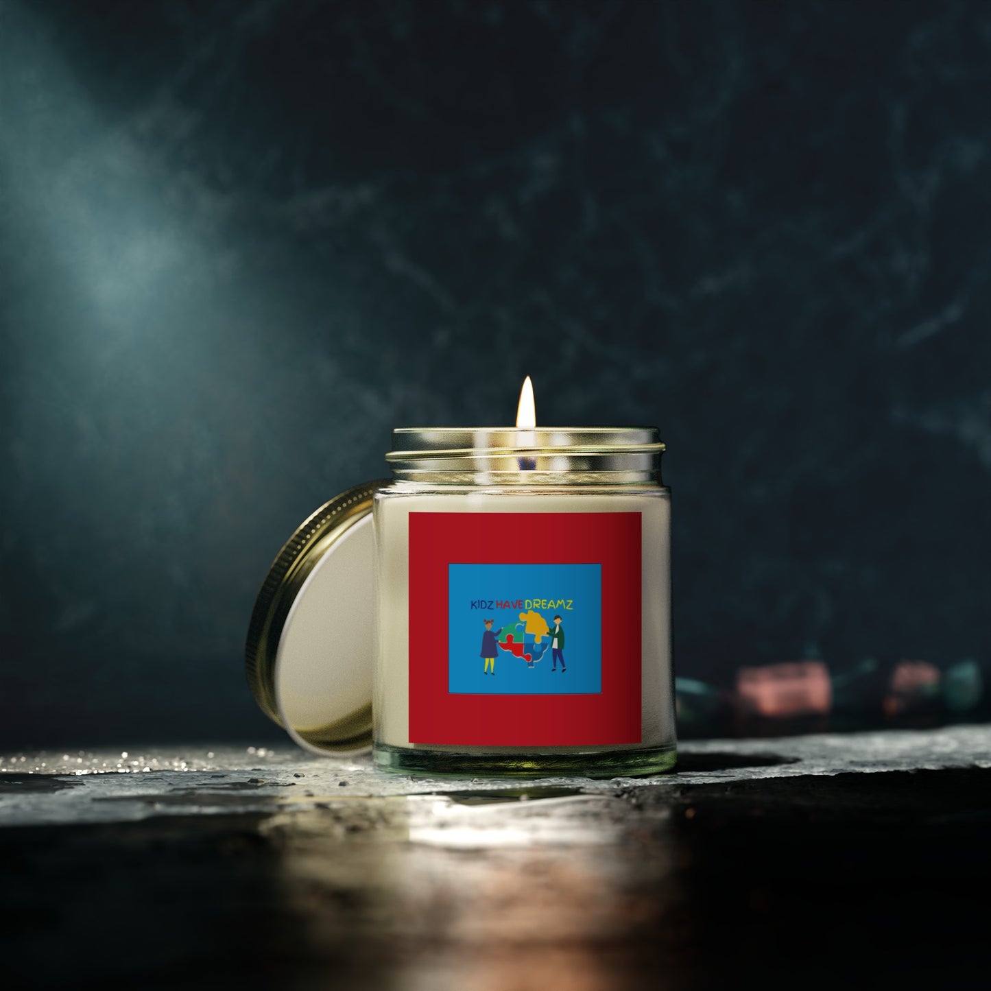 Scented Coconut Apricot Candles (4oz, 9oz)
