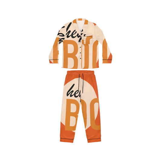 Women's Satin Pajamas (AOP)